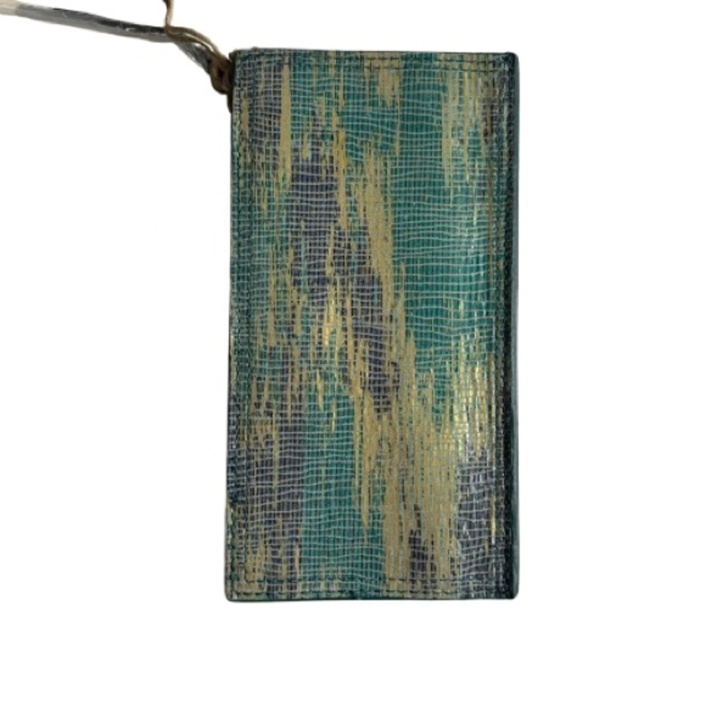 NWT HOBO Gracie Leather Wallet In Cracked Glass - Picture 13 of 13